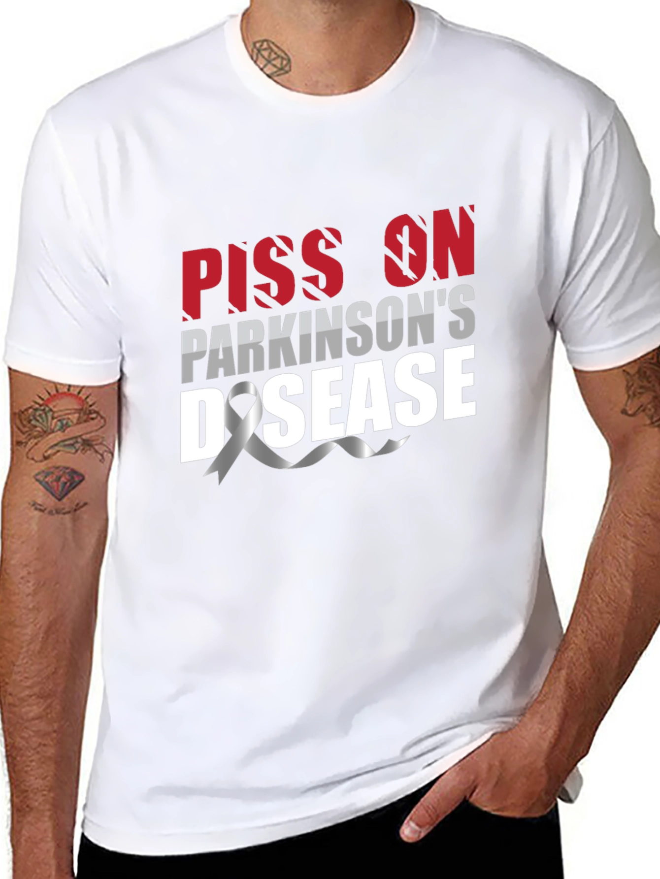 Piss On Parkinsons Disease Awareness T-Shirt