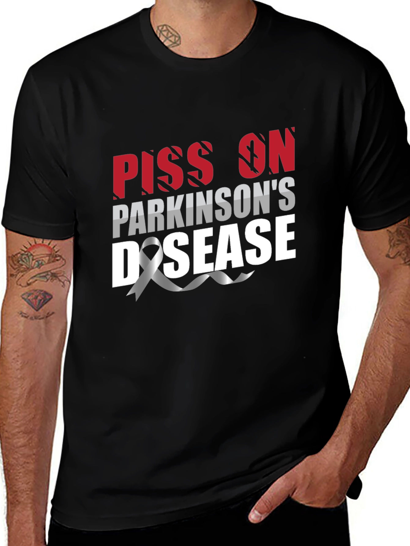 Piss On Parkinsons Disease Awareness T-Shirt