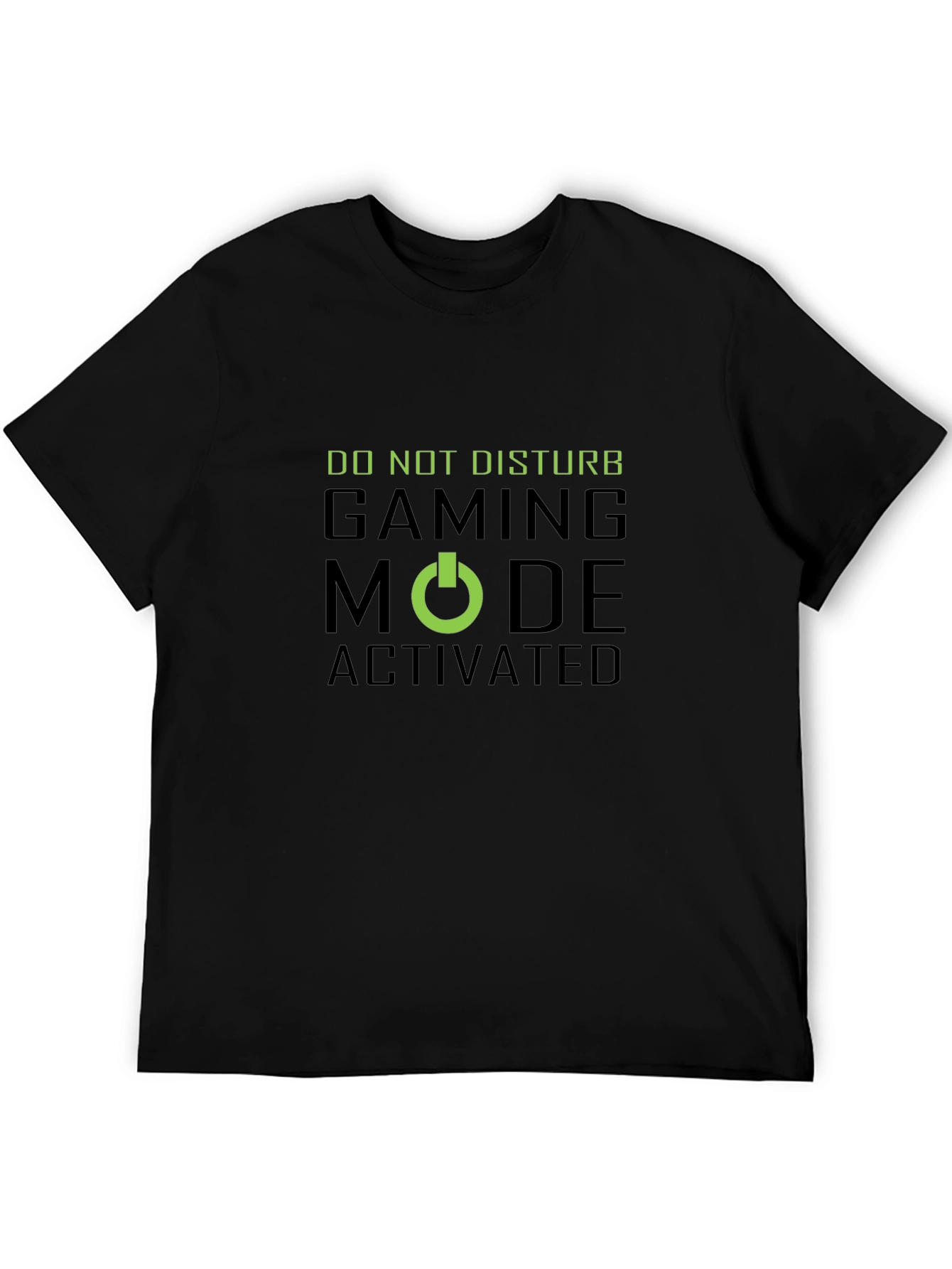 Gaming Mode Activated Black T-Shirt