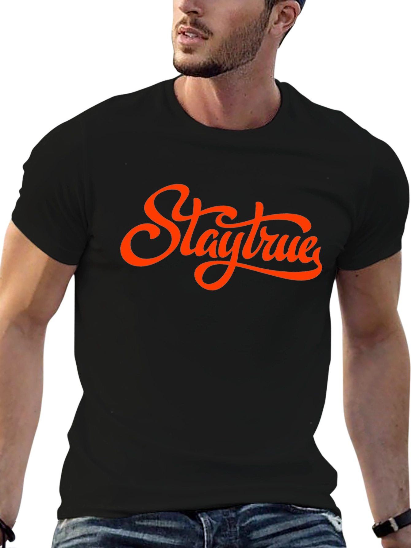 Stay True Graphic T-Shirt - Casual Menswear