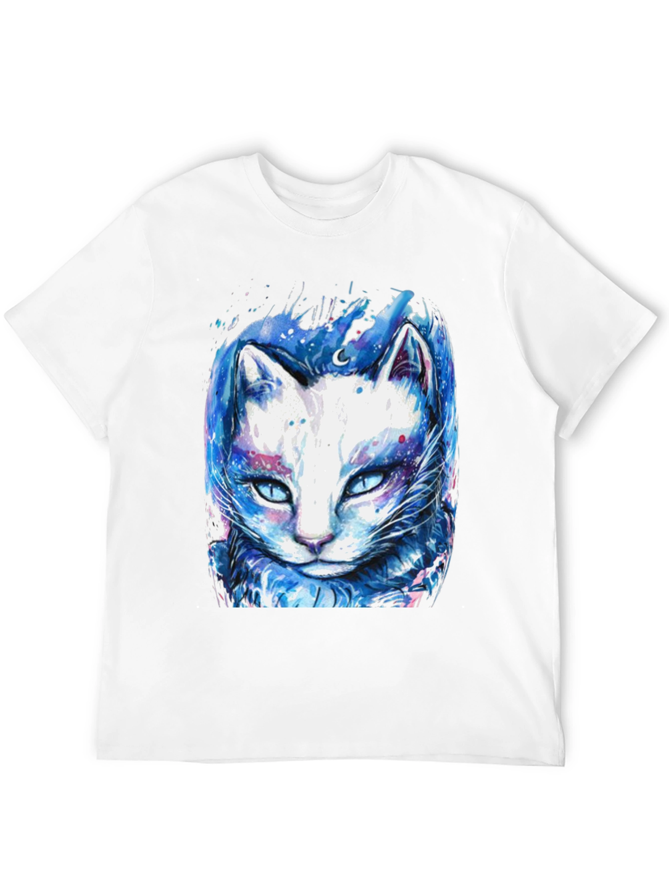 Cosmic Cat T-Shirt - Galaxy Feline Design
