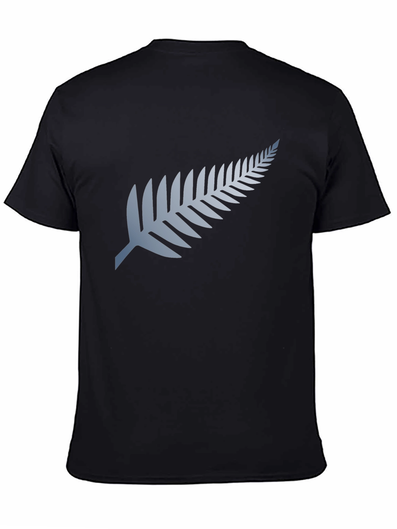 Silver Fern Black Tee - New Zealand Style