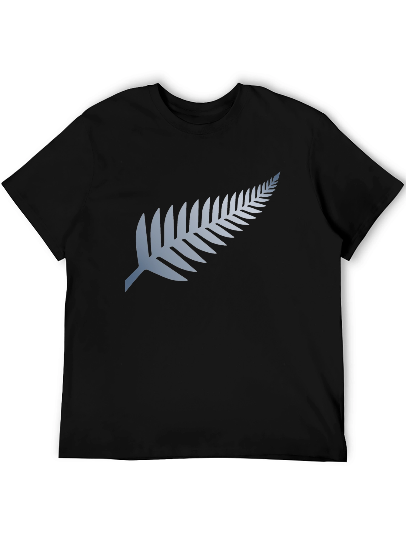 Silver Fern Black Tee - New Zealand Style