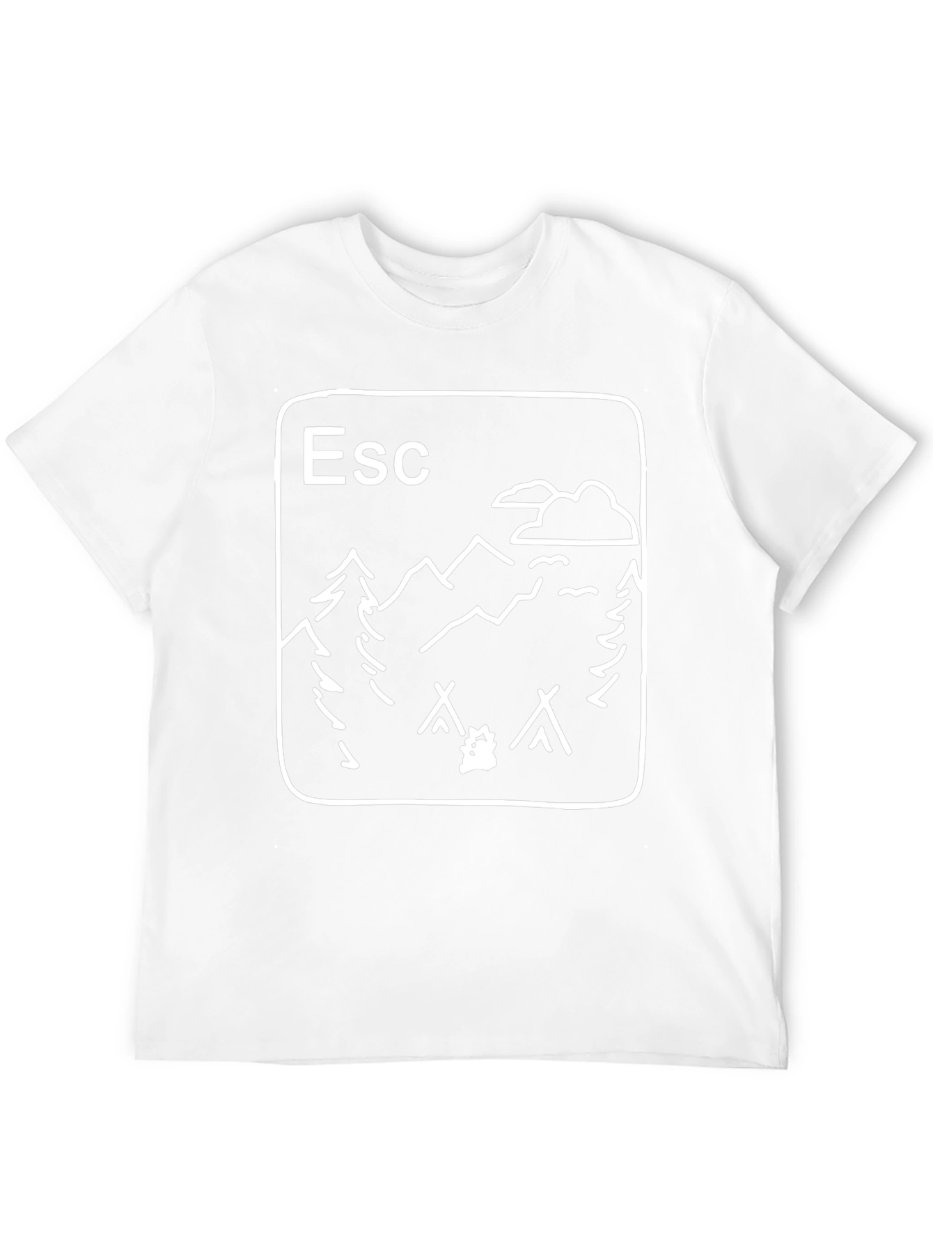 Escape Outdoors Graphic Tee - Black Cotton