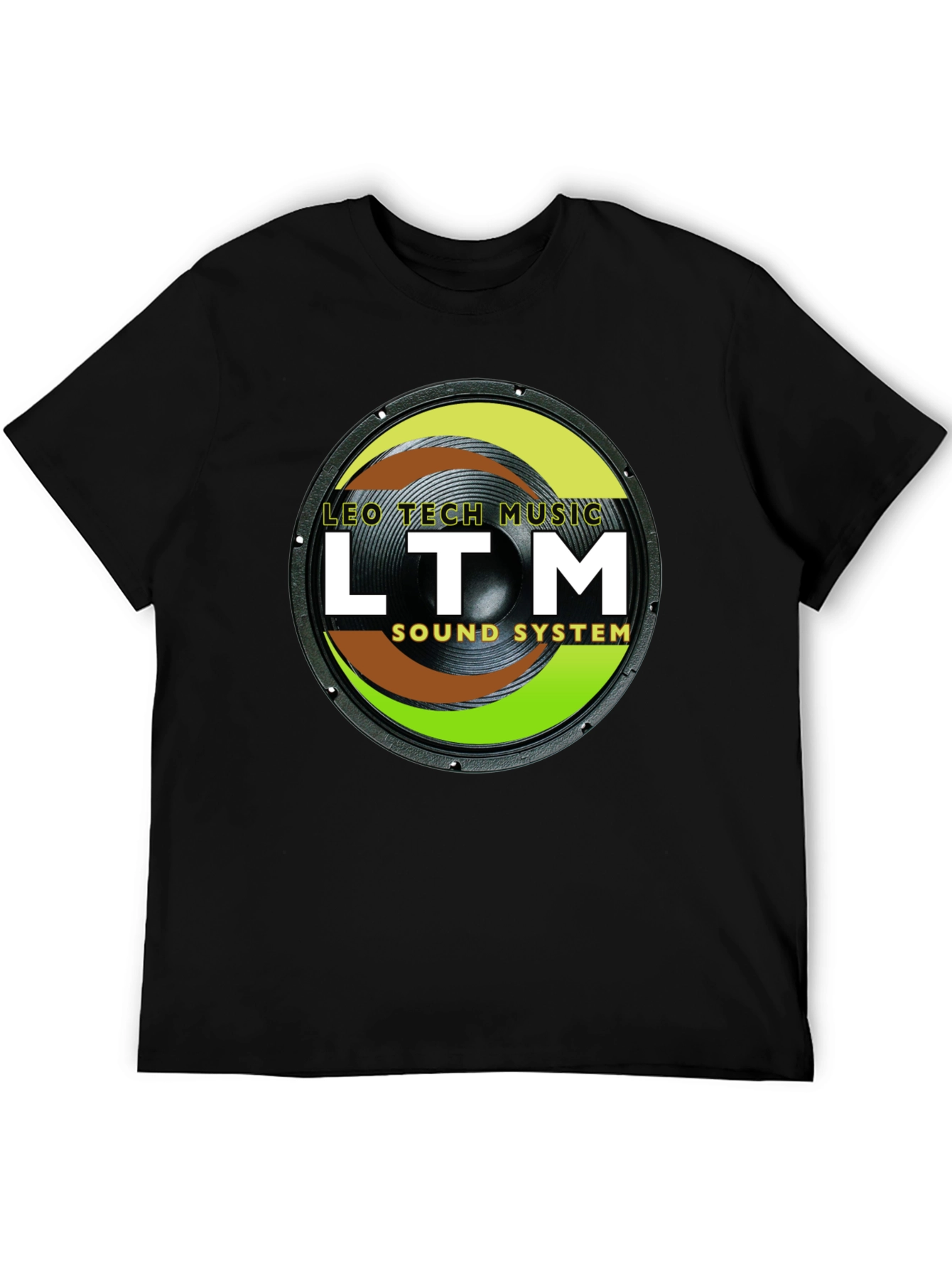 LTM Sound System Graphic Tee - Black Cotton T-Shirt