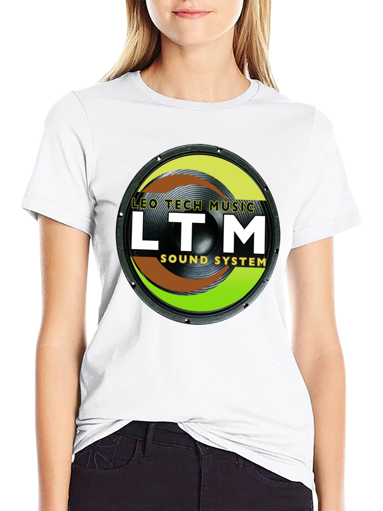 LTM Sound System Graphic Tee - Black Cotton T-Shirt