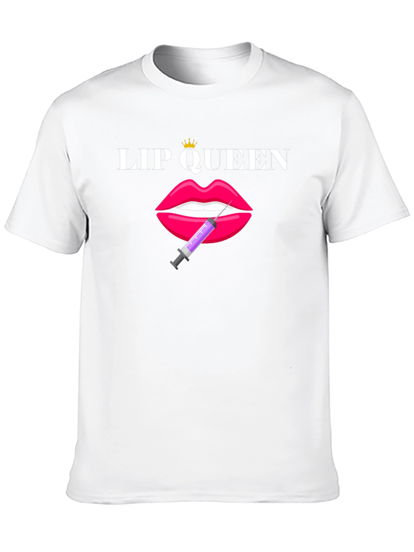 Lip Queen Graphic Tee - Unisex Black T-Shirt