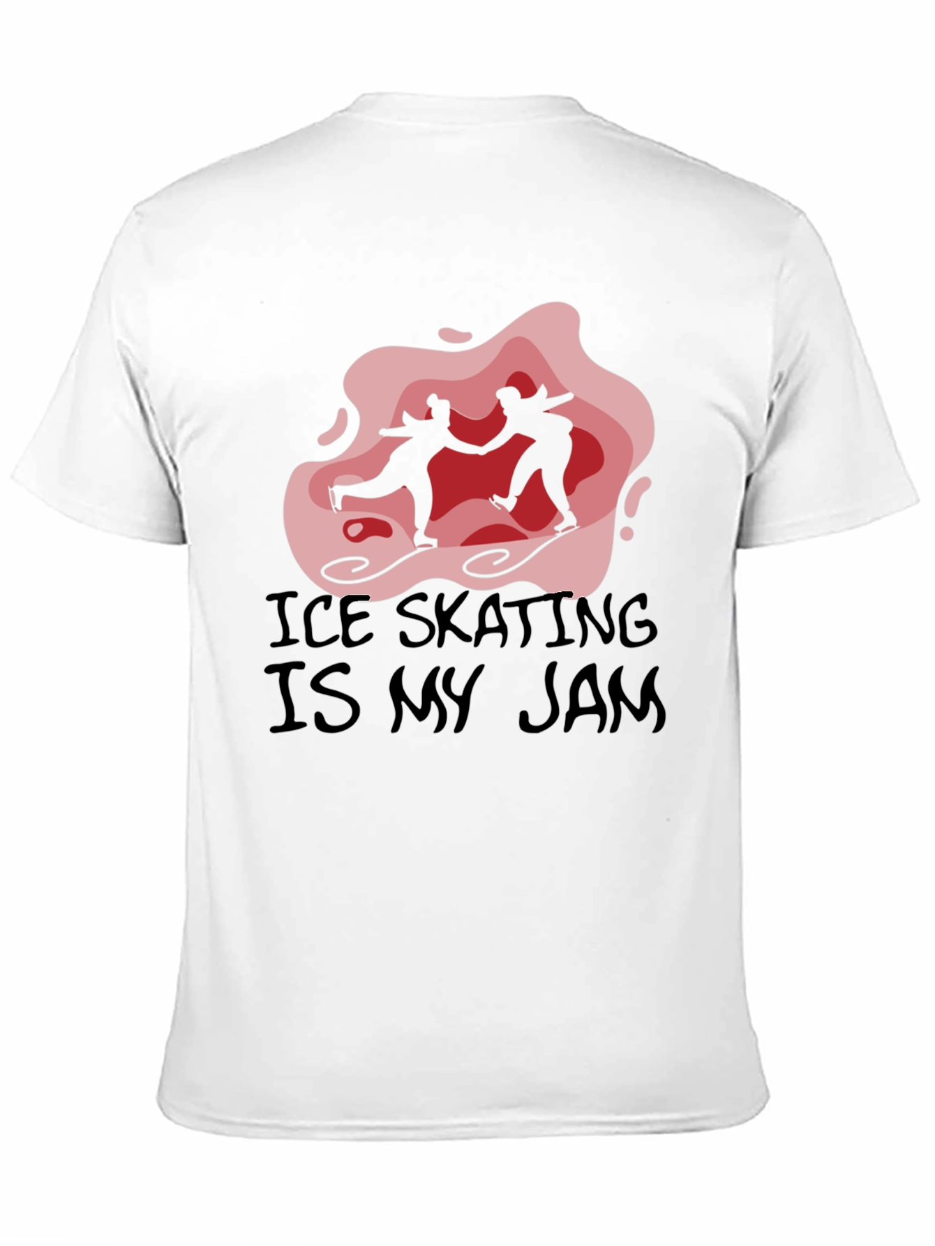Ice Skating is My Jam Black Graphic Tee