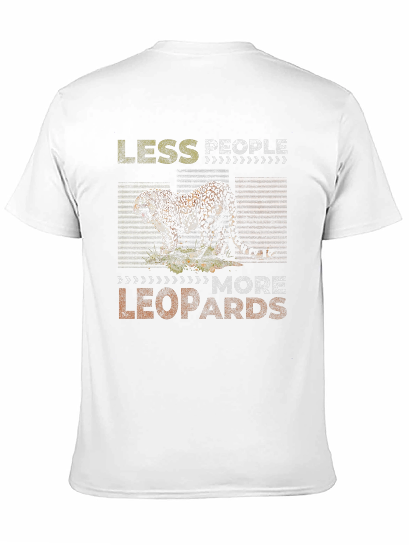 Less People More Leopards Graphic Tee