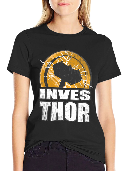 Invest Thor Graphic T-Shirt - Cool Unique Design