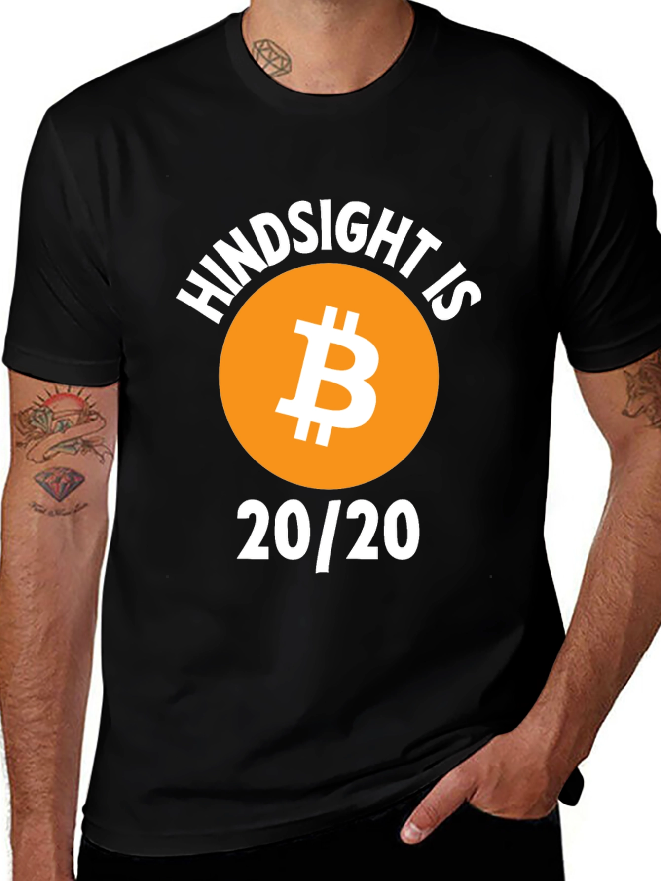 Hindsight is Bitcoin 20/20 Graphic T-Shirt