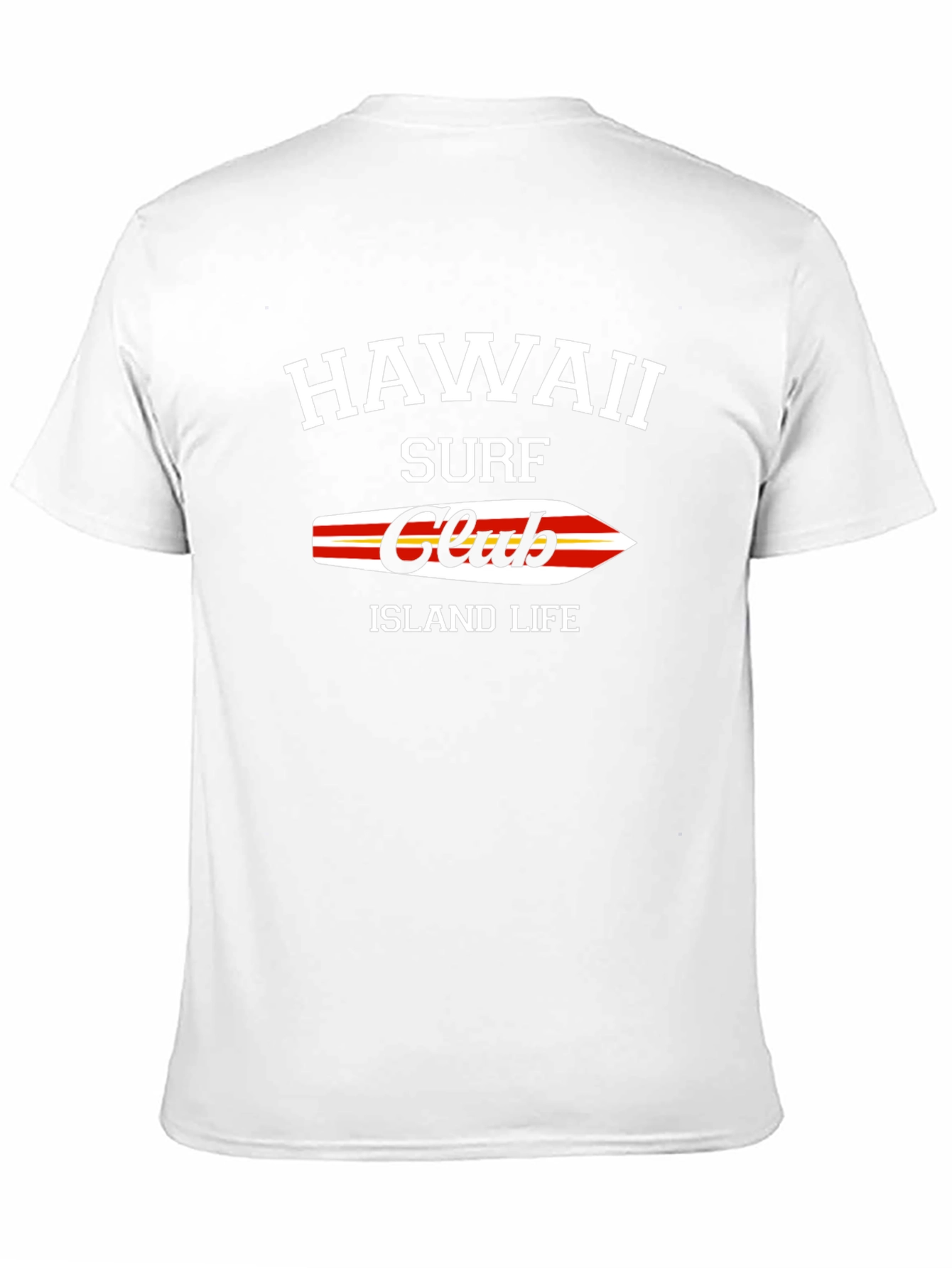 Hawaii Surf Club Black T-Shirt Island Life Graphic Tee