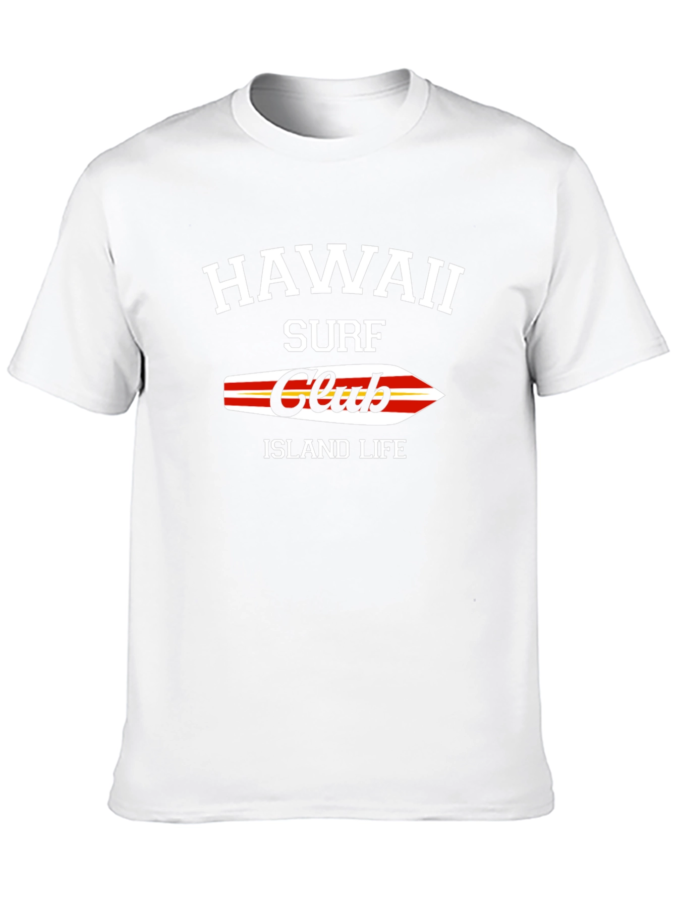 Hawaii Surf Club Black T-Shirt Island Life Graphic Tee