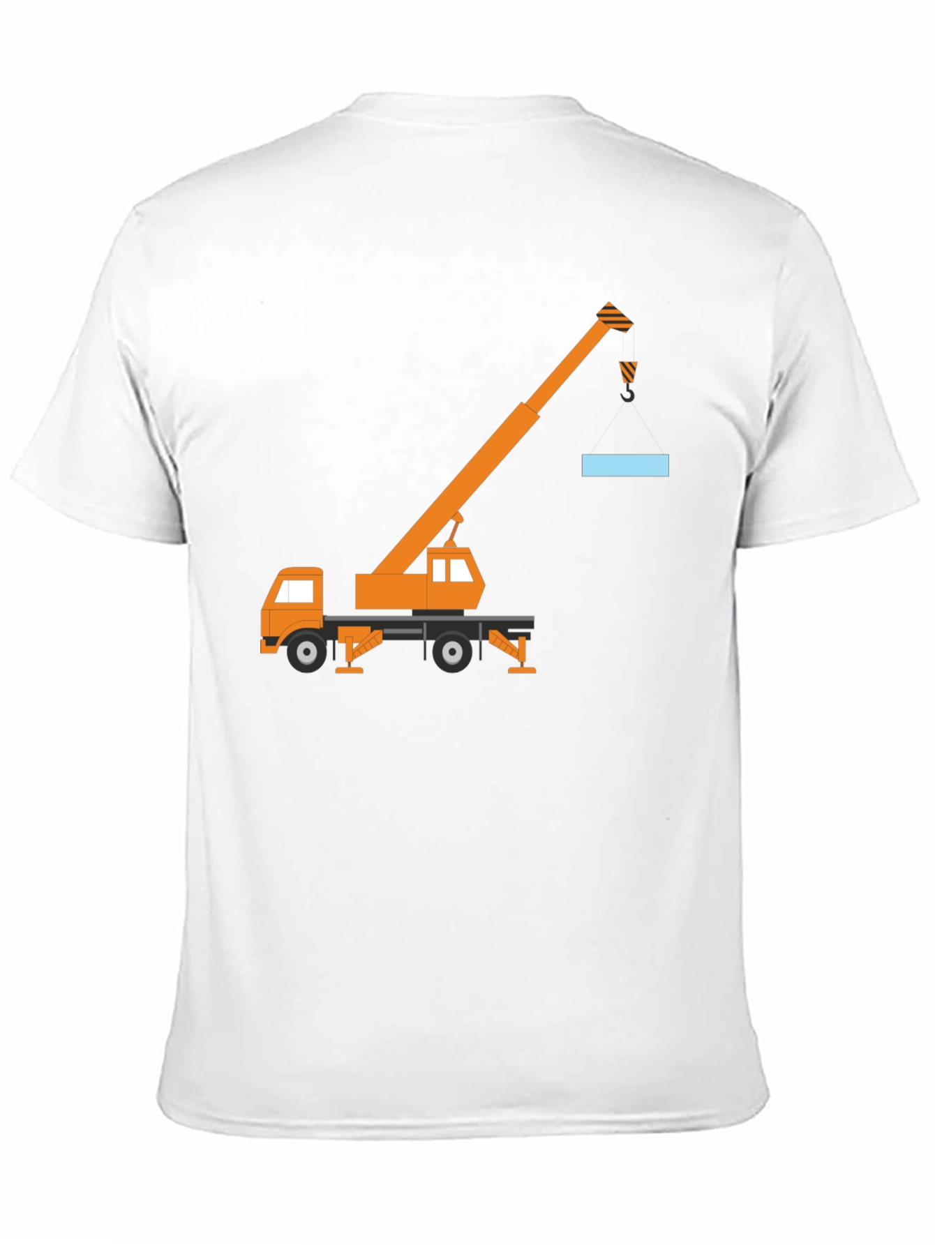 Crane Truck Graphic Tee - Black