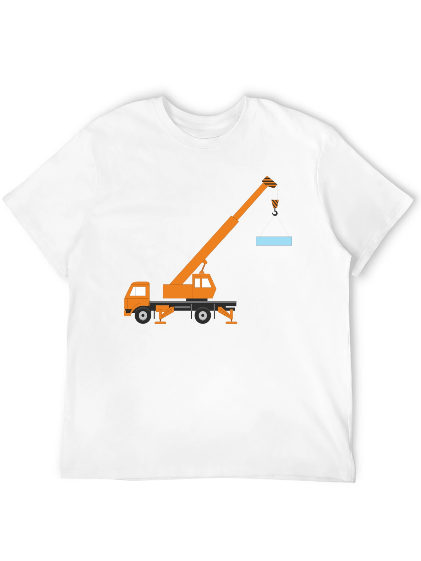 Crane Truck Graphic Tee - Black