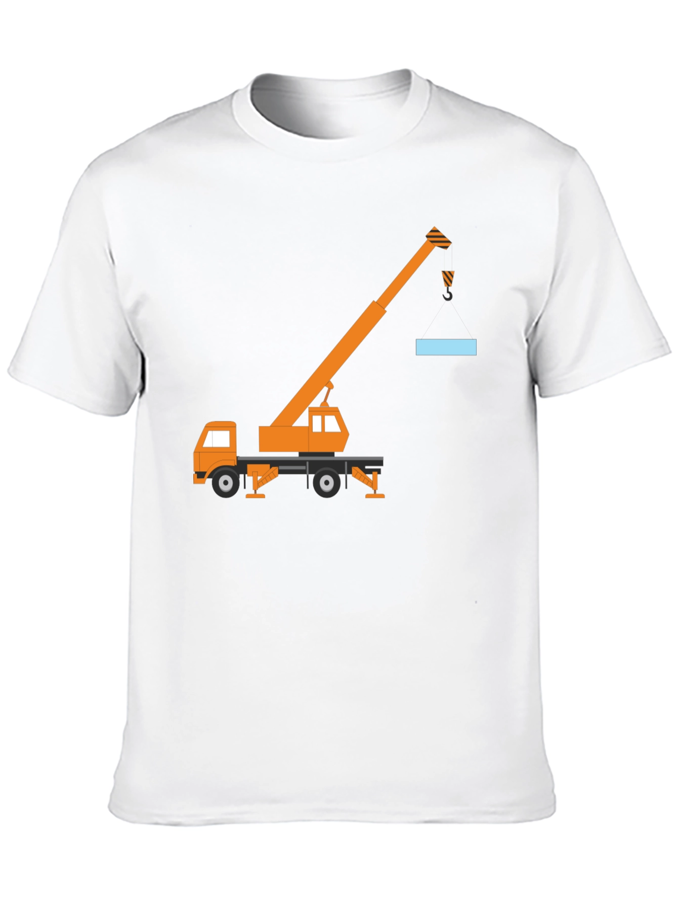 Crane Truck Graphic Tee - Black