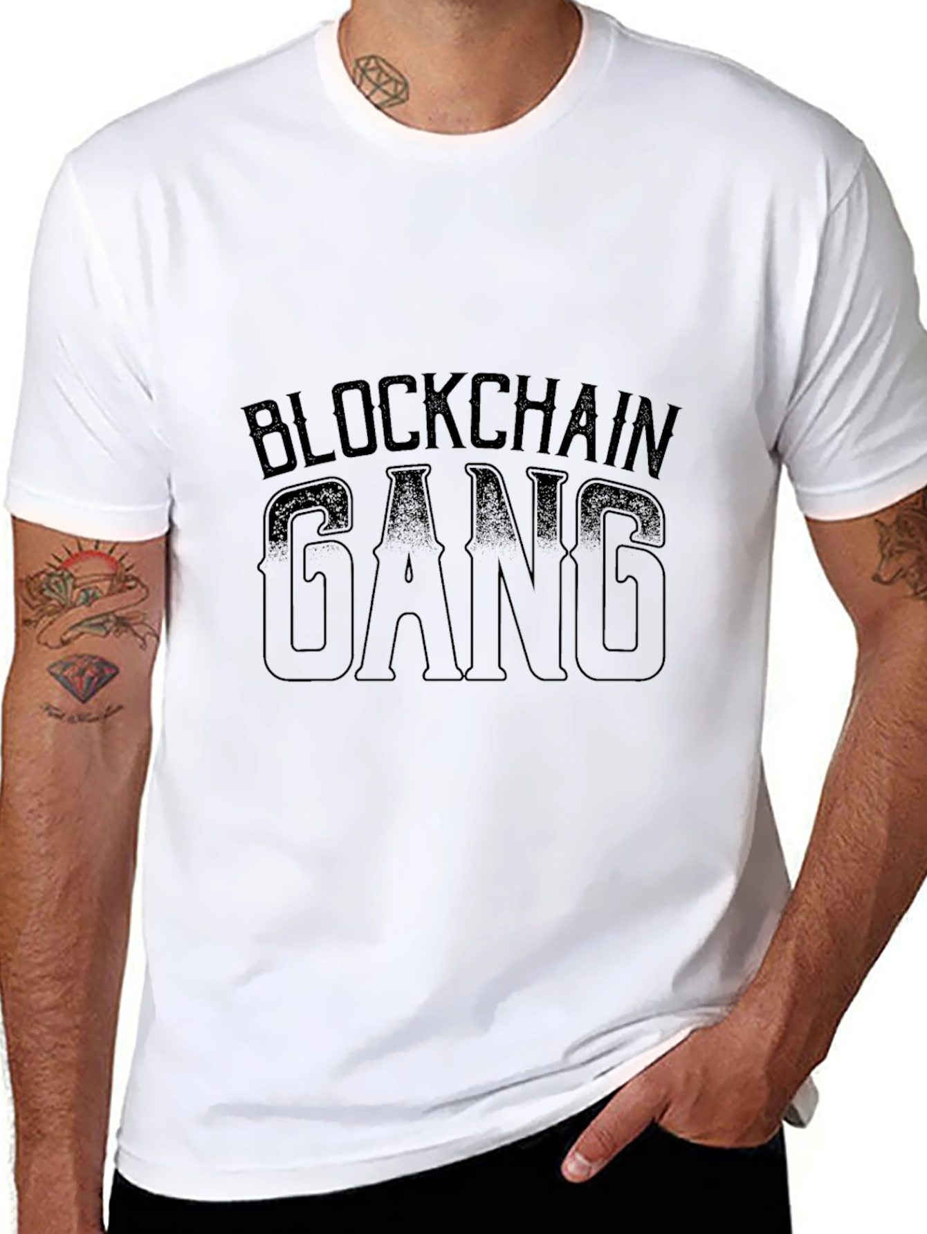 Blockchain Gang T-Shirt - Crypto Enthusiast Tee