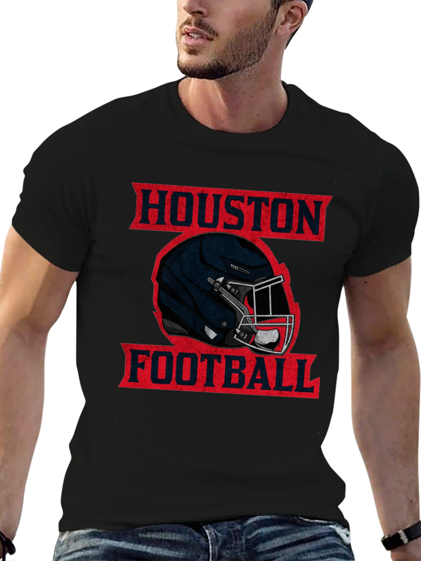 Houston Football Graphic T-Shirt