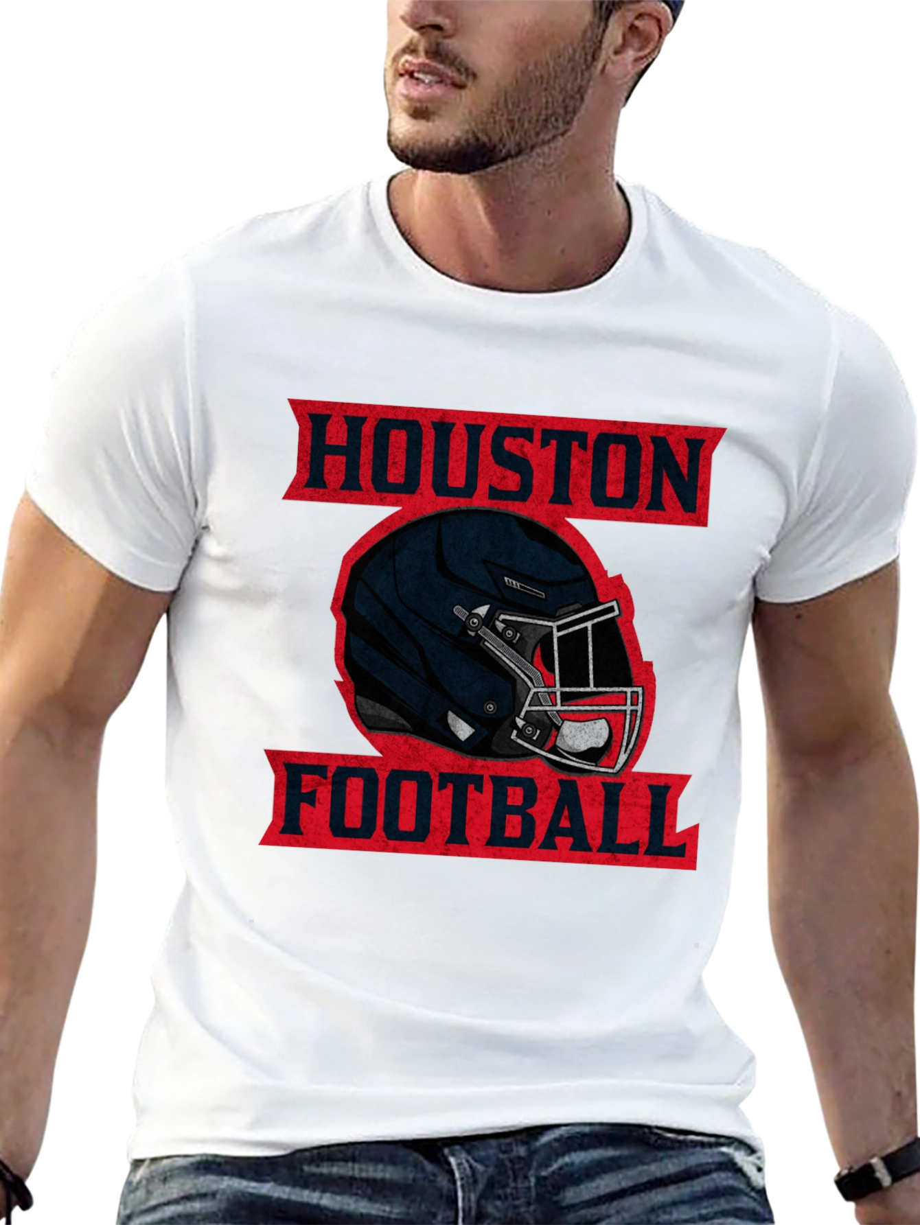 Houston Football Graphic T-Shirt