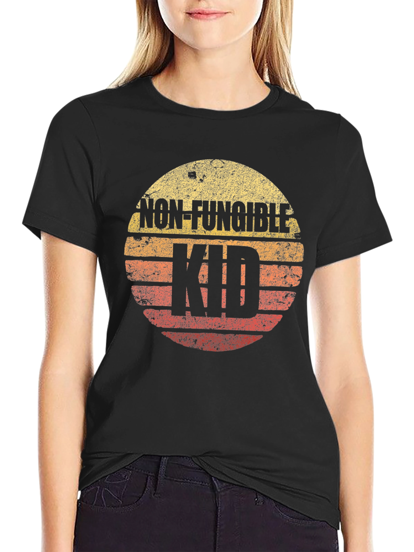 Non-Fungible Kid Retro T-Shirt