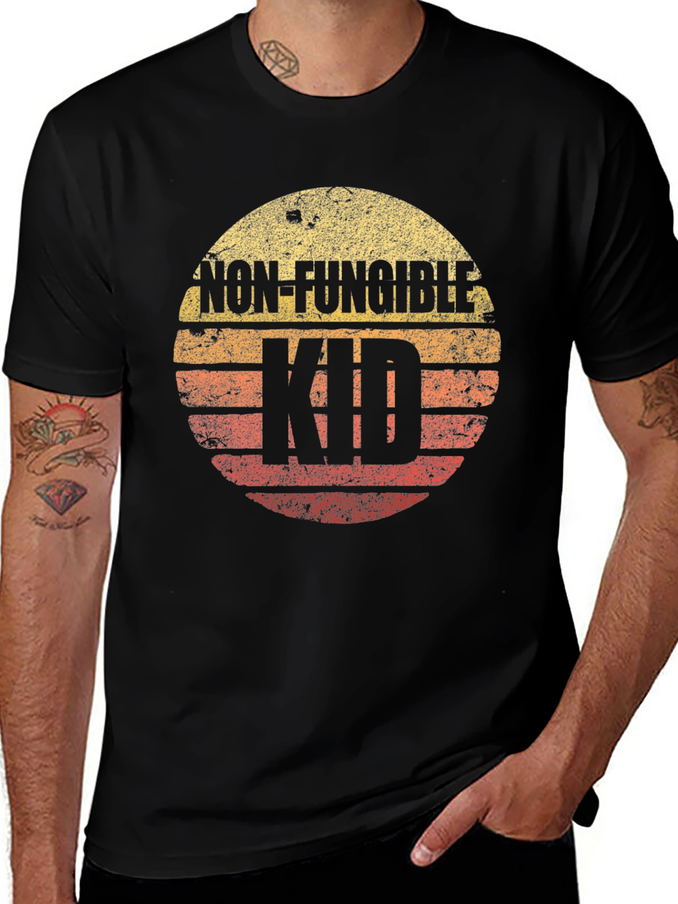 Non-Fungible Kid Retro T-Shirt