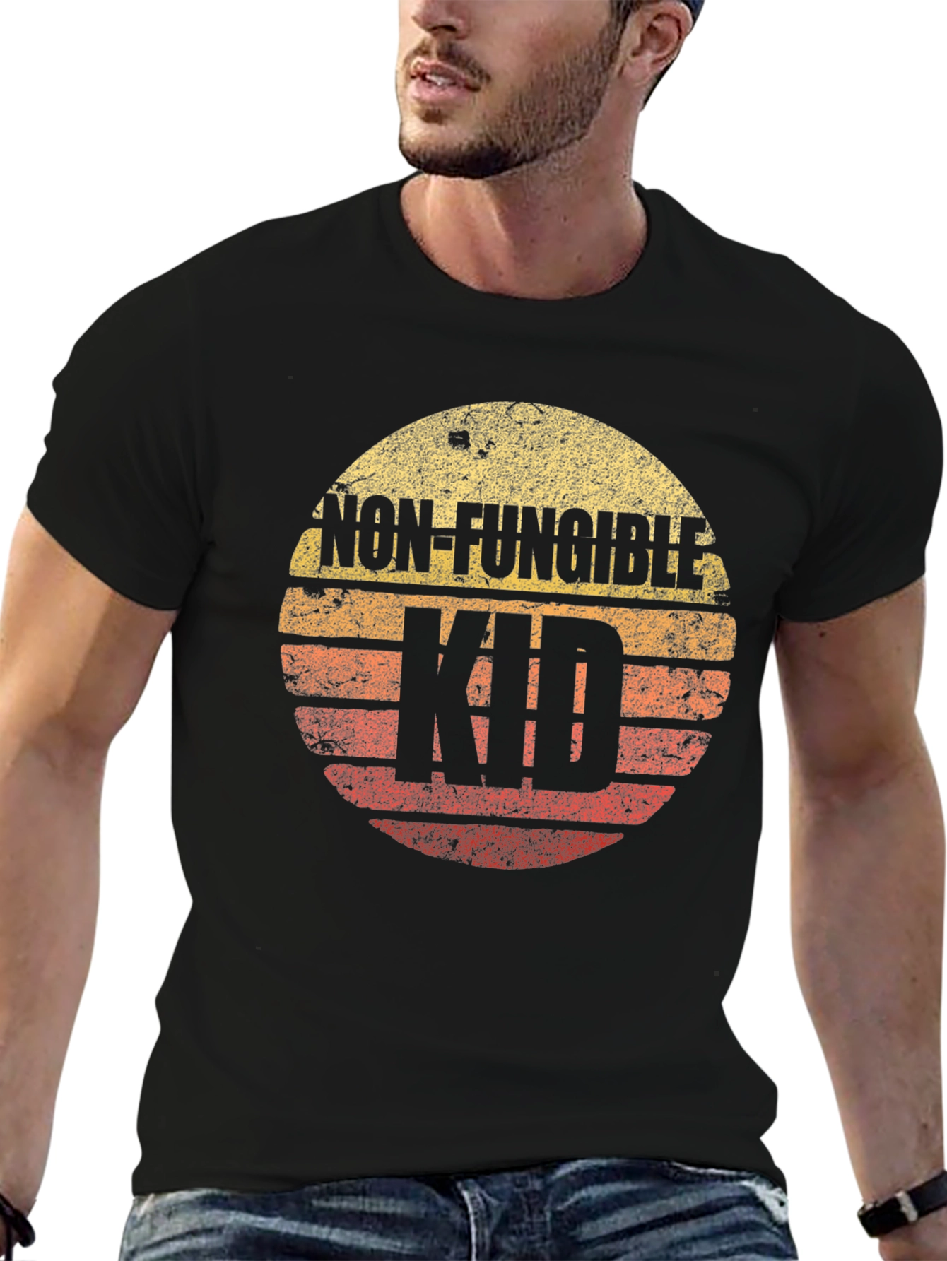 Non-Fungible Kid Retro T-Shirt