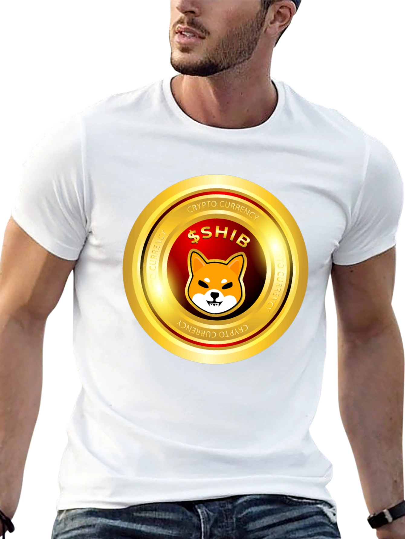 Shiba Inu Crypto Currency Black T-Shirt