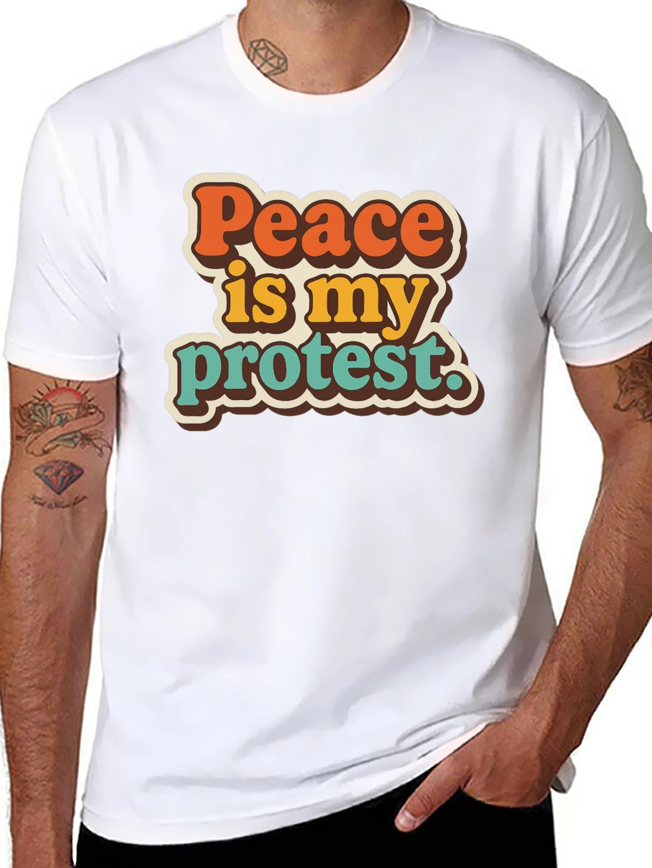 Peace Is My Protest Graphic T-Shirt