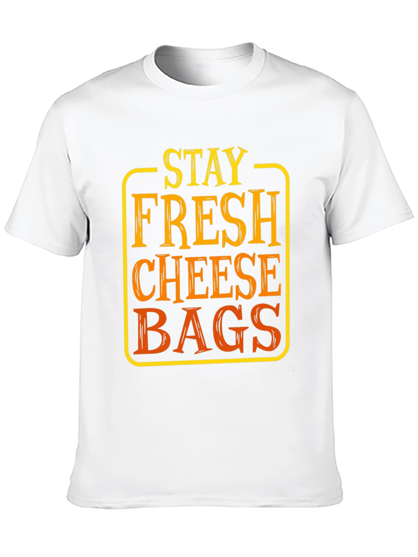 Stay Fresh Cheese Bags Graphic Tee - Black