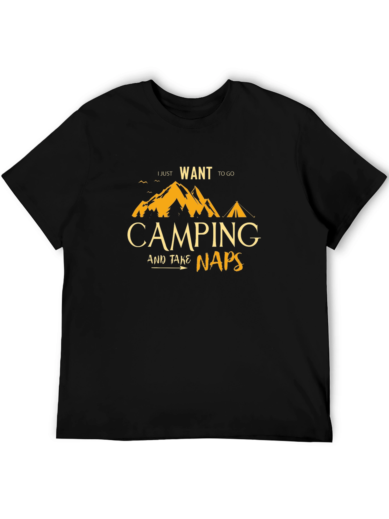 Camping and Naps T-Shirt - Adventure Ready!