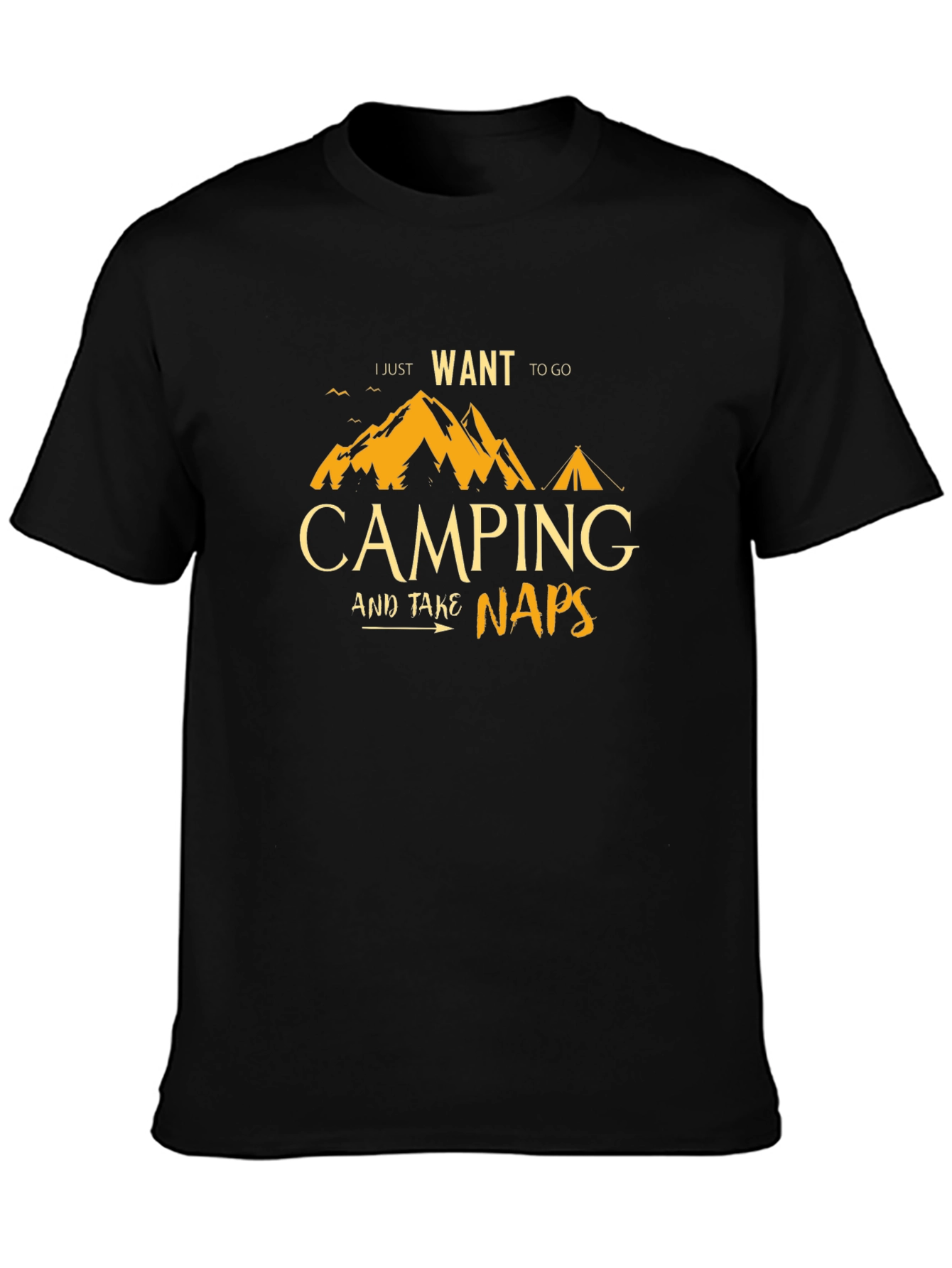 Camping and Naps T-Shirt - Adventure Ready!