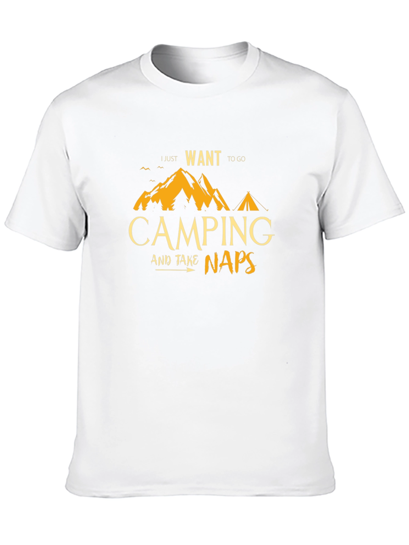 Camping and Naps T-Shirt - Adventure Ready!