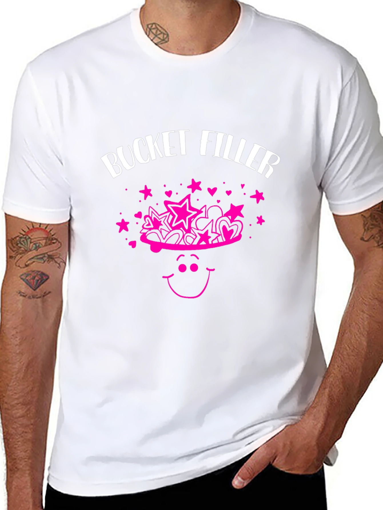 Bucket Filler Graphic Tee - Black