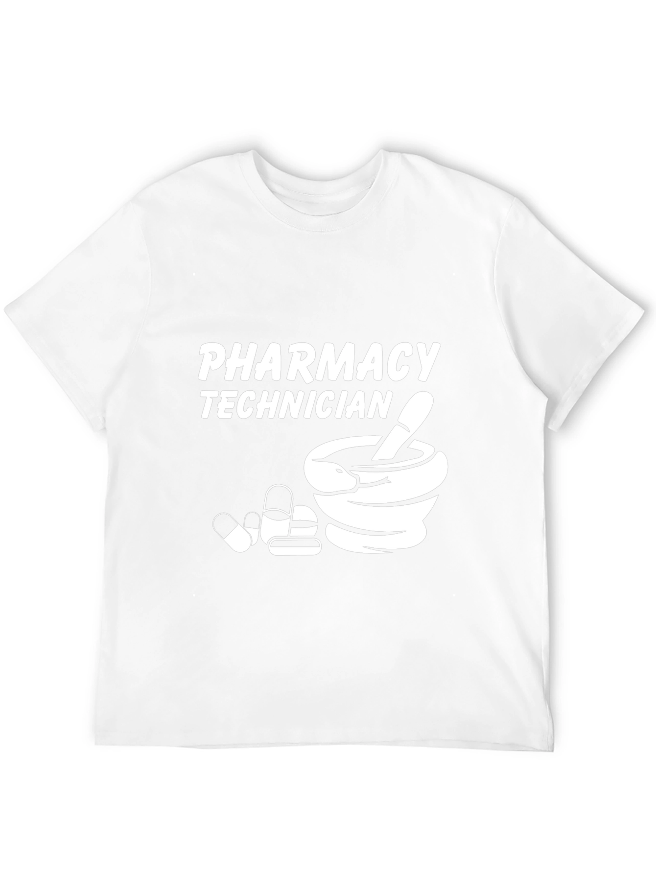Pharmacy Technician Black Graphic T-Shirt