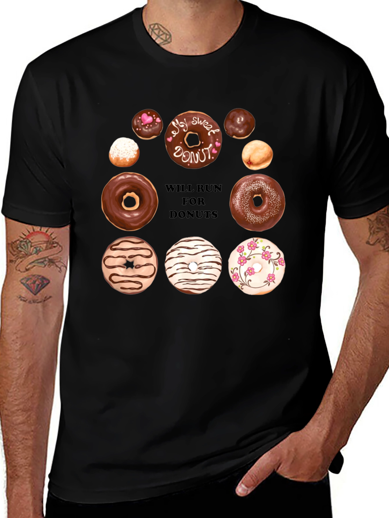 Will Run for Donuts T-Shirt