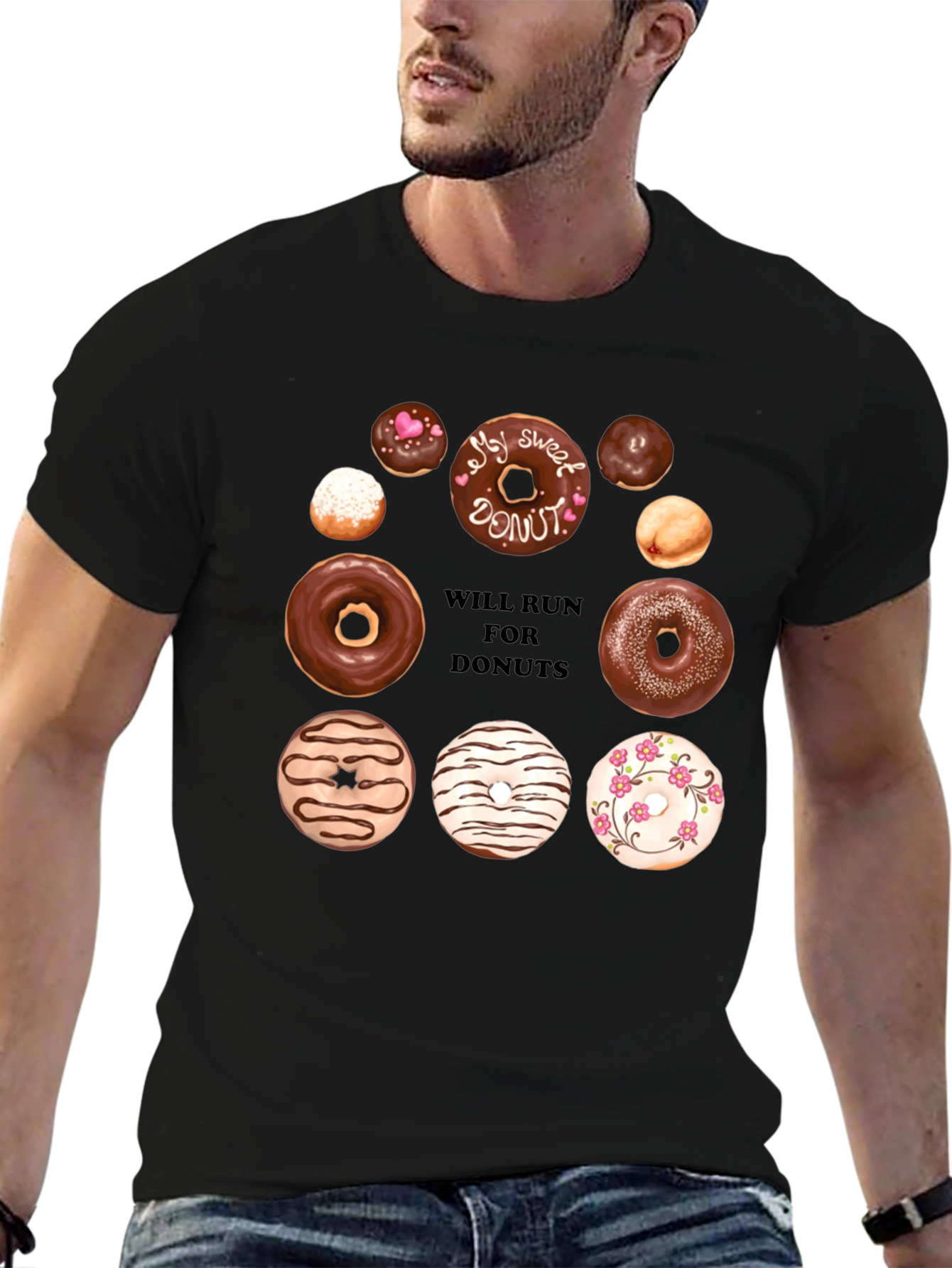 Will Run for Donuts T-Shirt