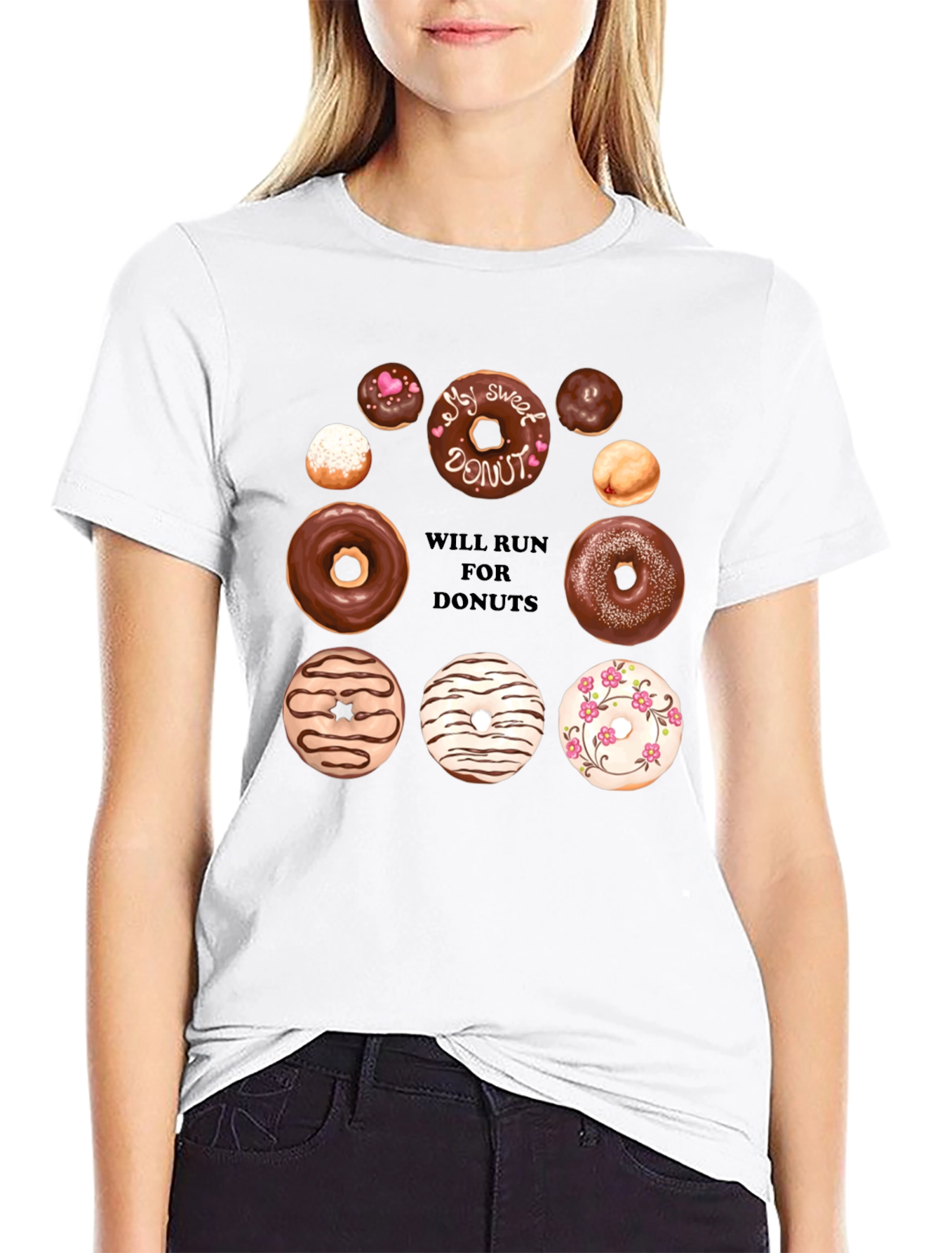 Will Run for Donuts T-Shirt
