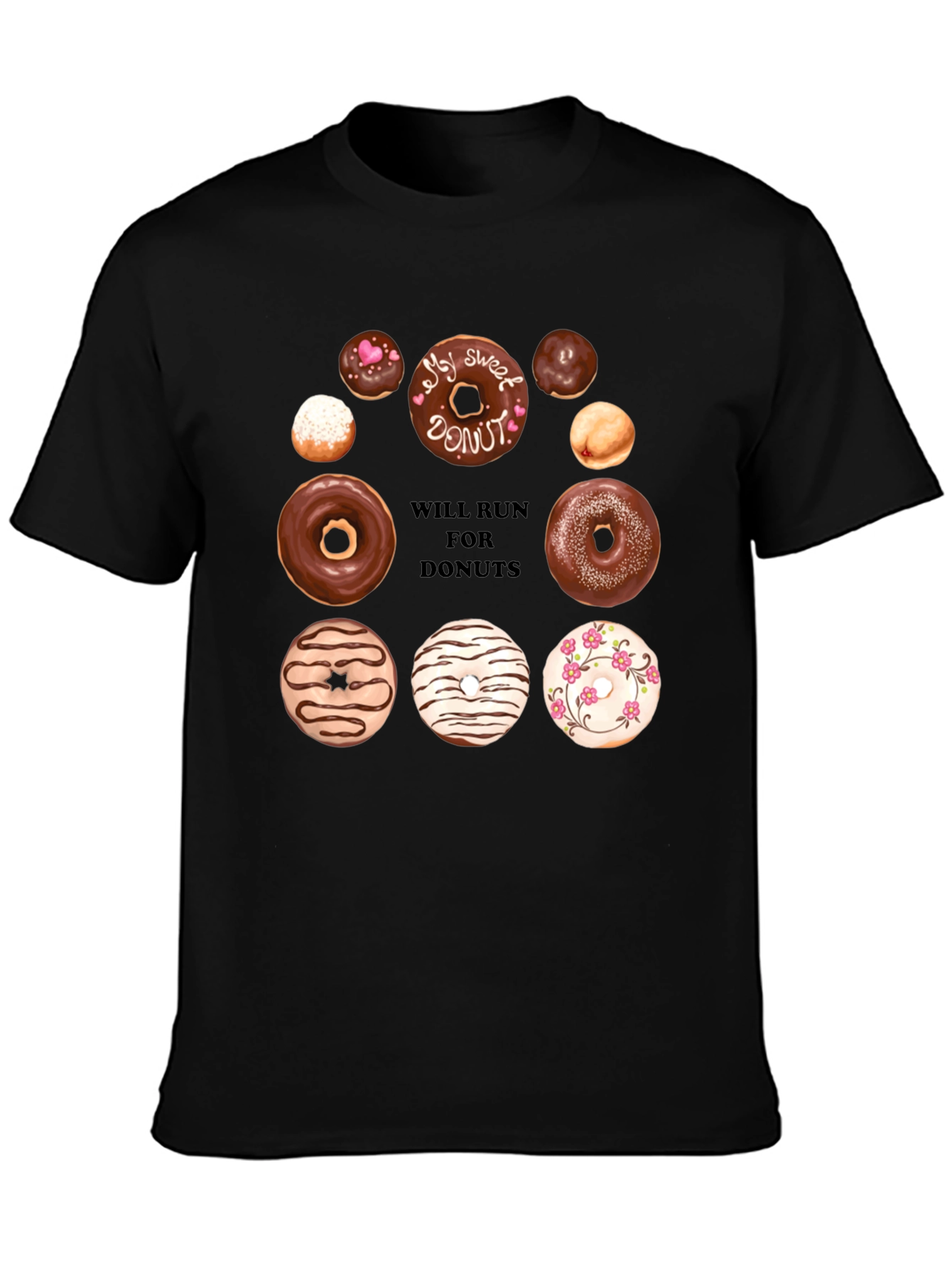 Will Run for Donuts T-Shirt