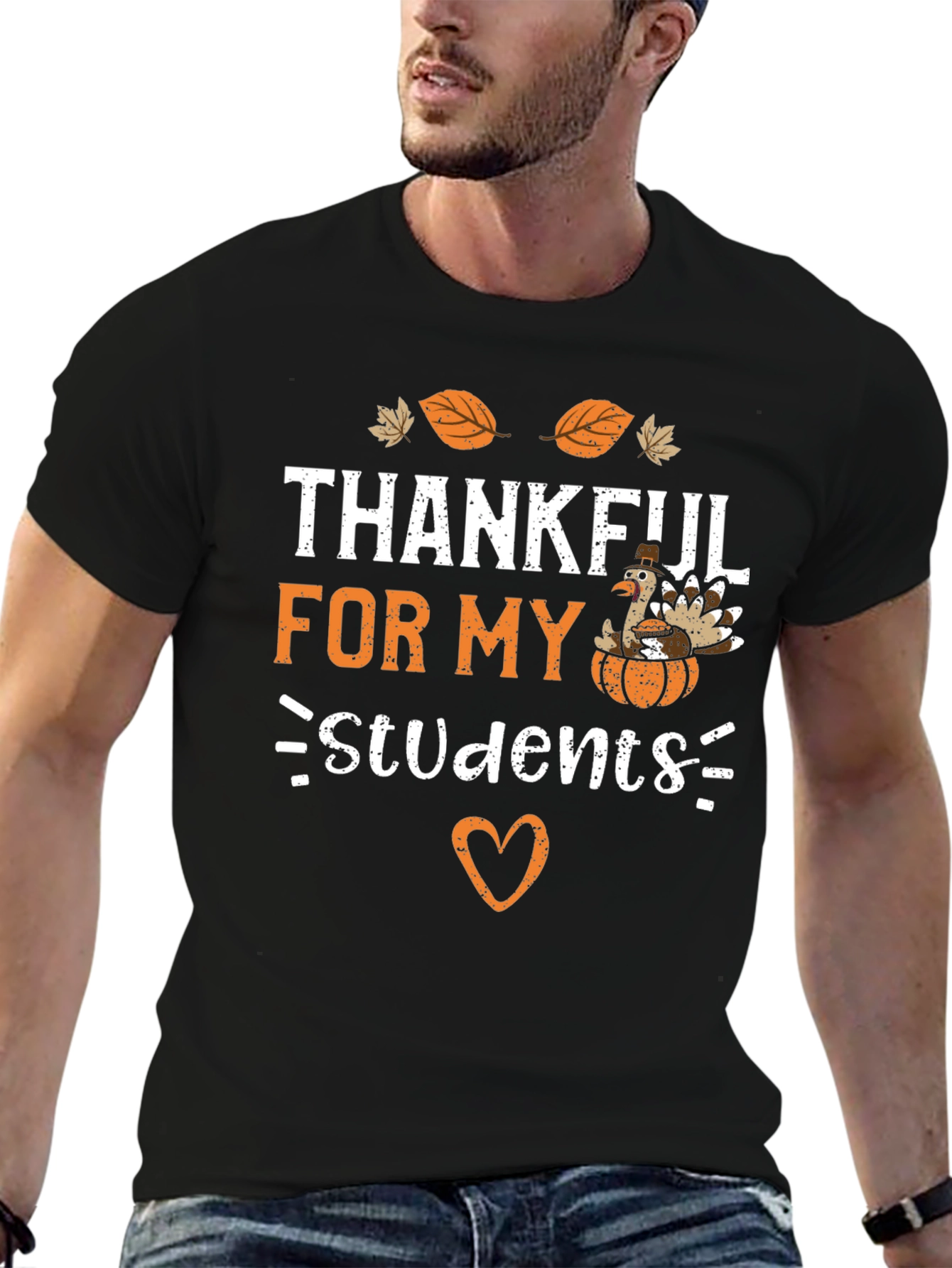 Thankful For My Students Thanksgiving T-Shirt