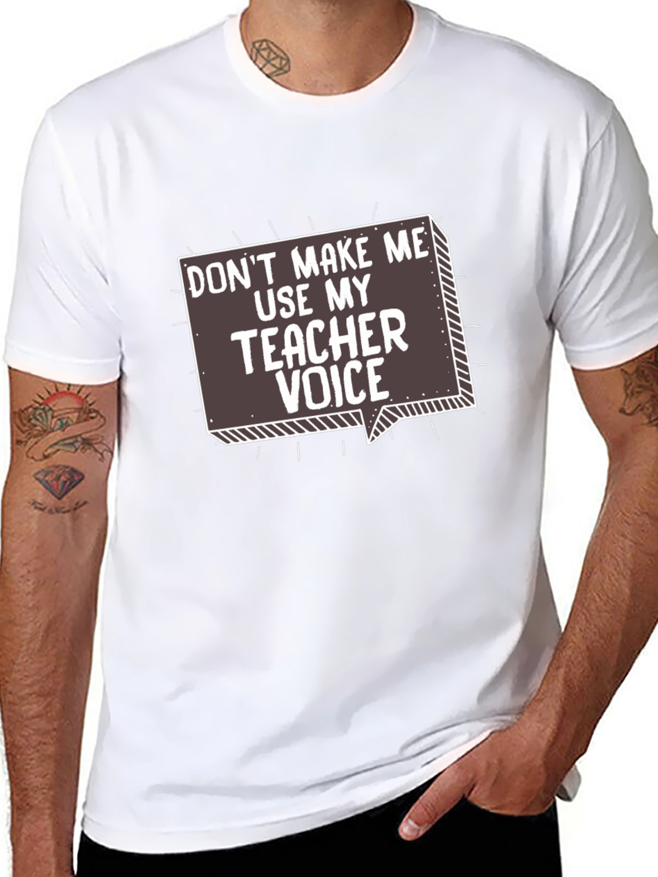 Teacher Voice T-Shirt - Funny Sarcastic Gift