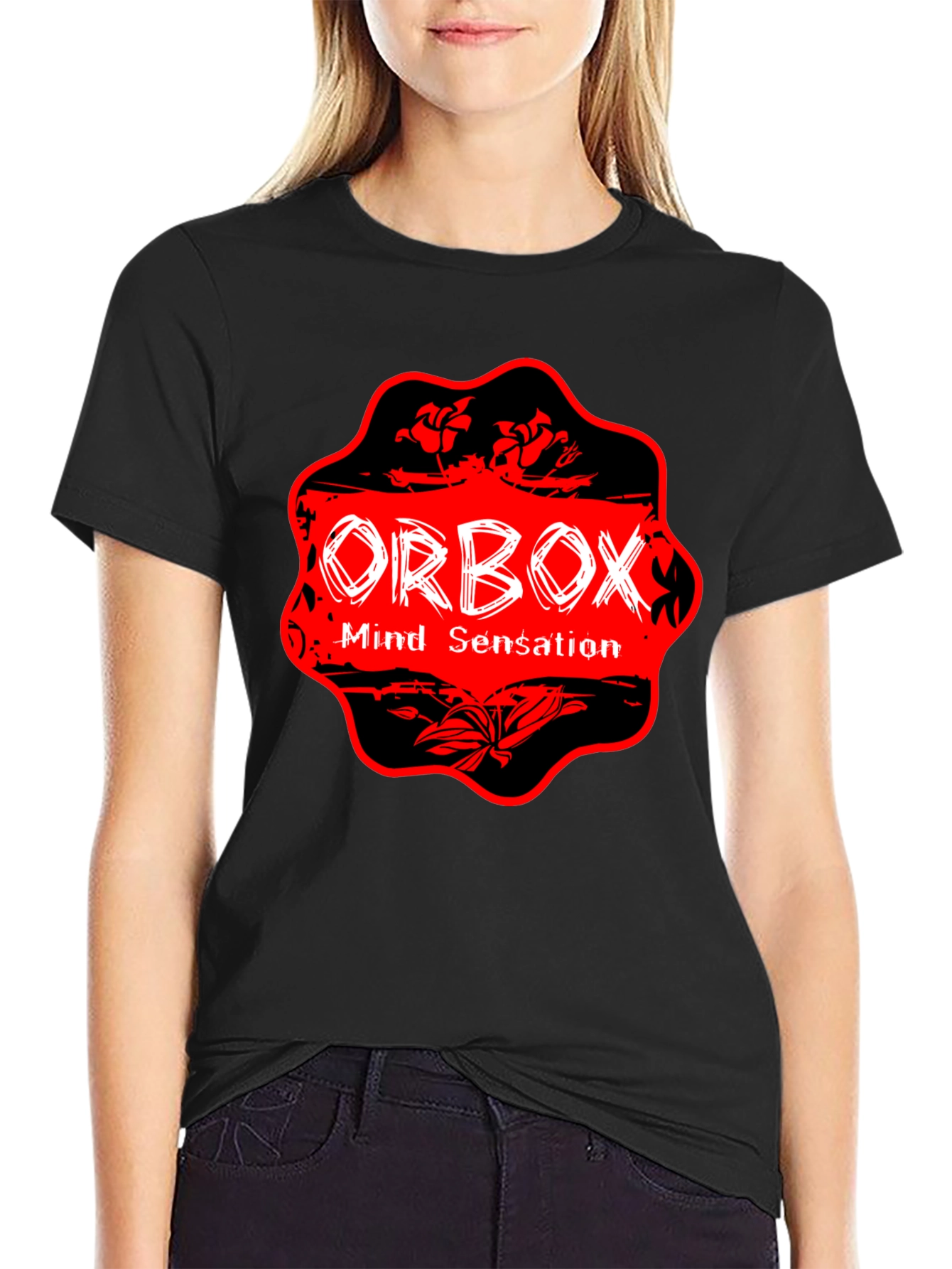 Orbox Mind Sensation Graphic T-Shirt - Black