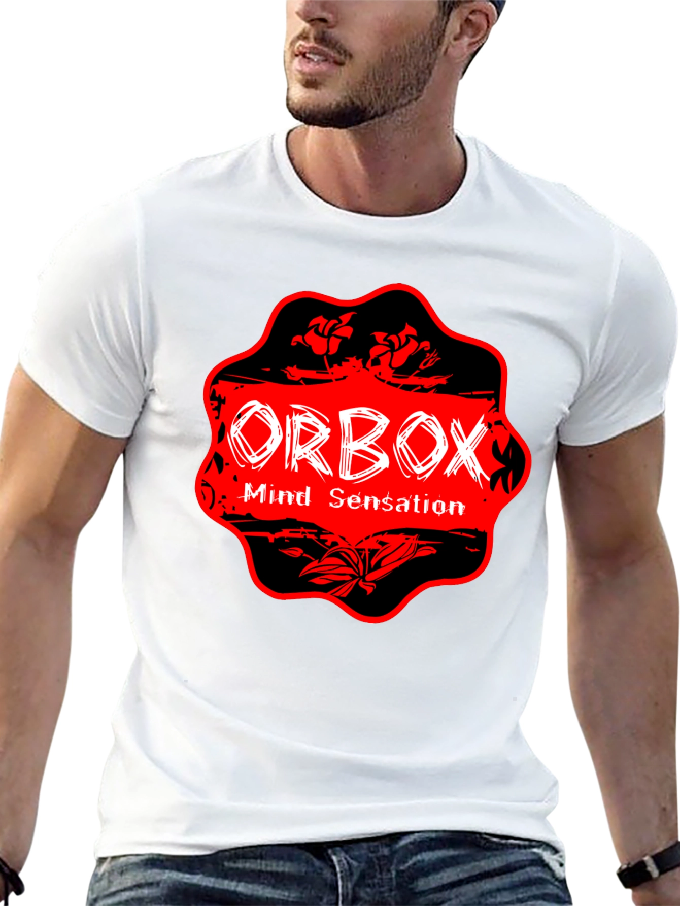 Orbox Mind Sensation Graphic T-Shirt - Black