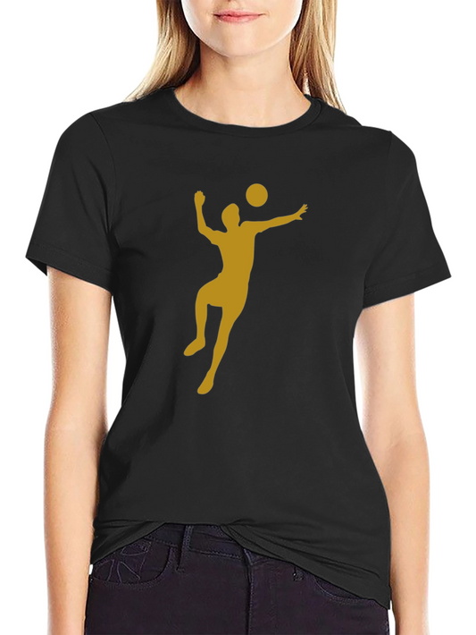 Volleyball Player Graphic T-Shirt