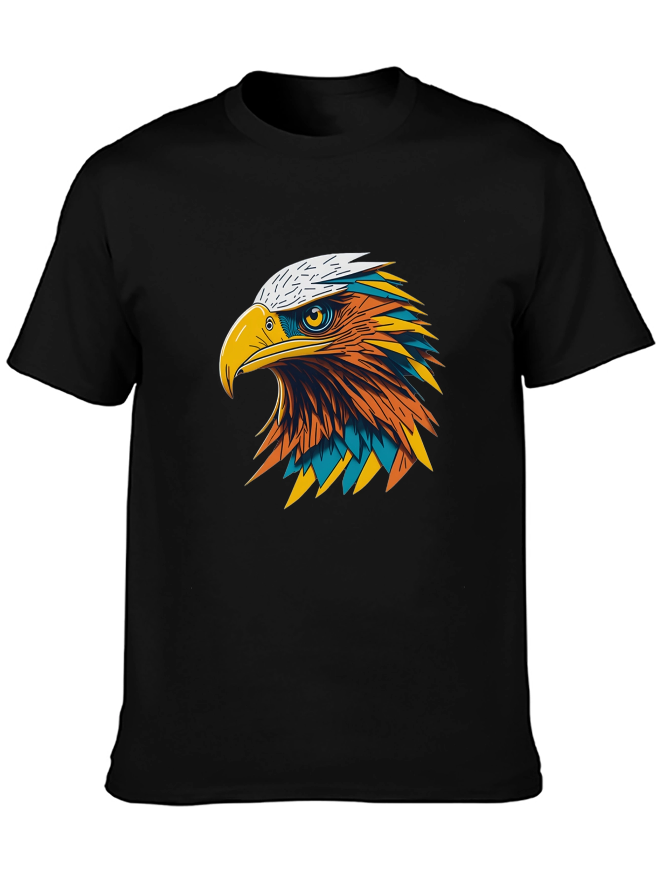 Bold Eagle Graphic Black T-Shirt