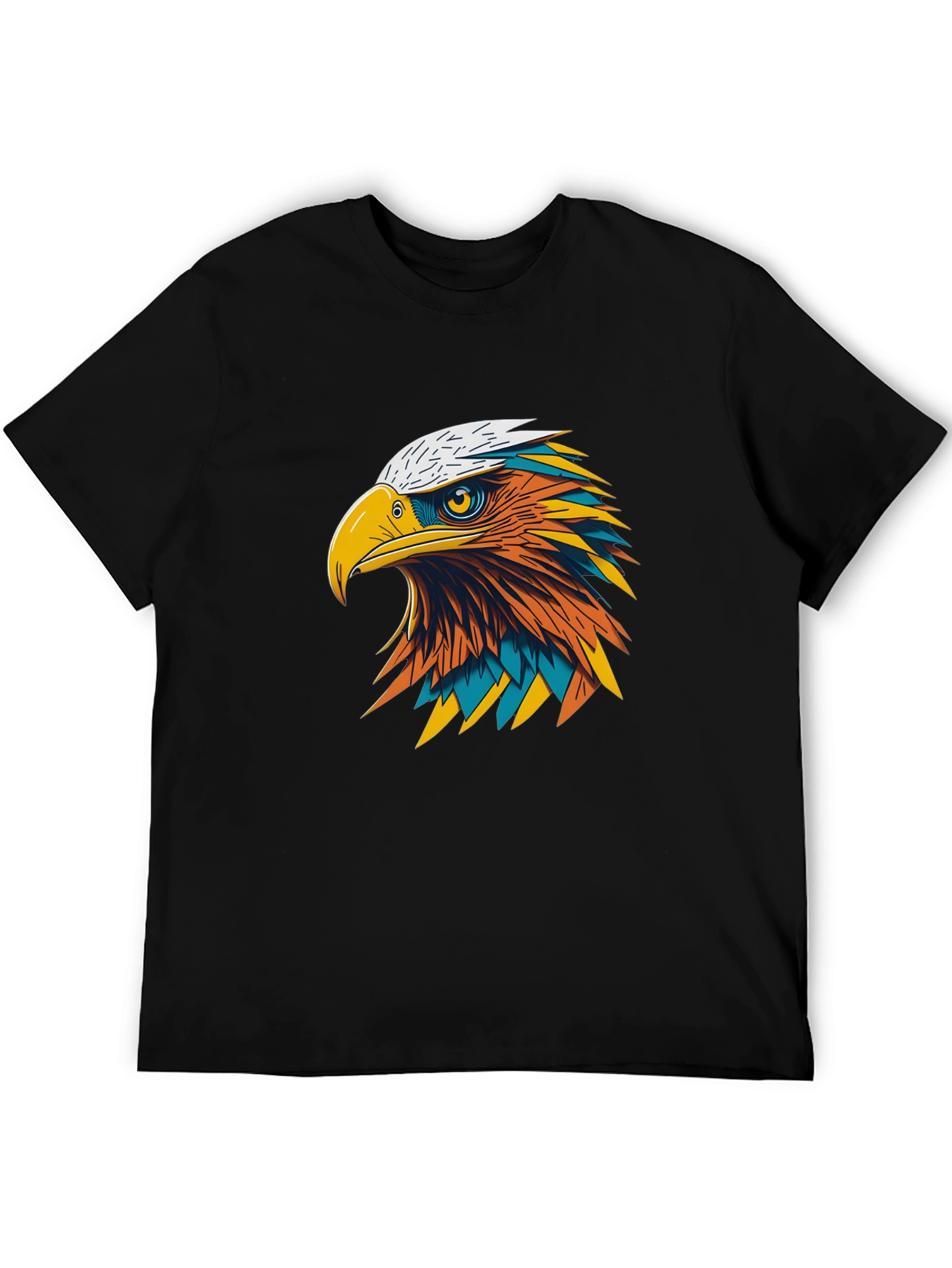 Bold Eagle Graphic Black T-Shirt