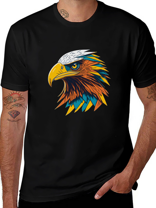 Bold Eagle Graphic Black T-Shirt