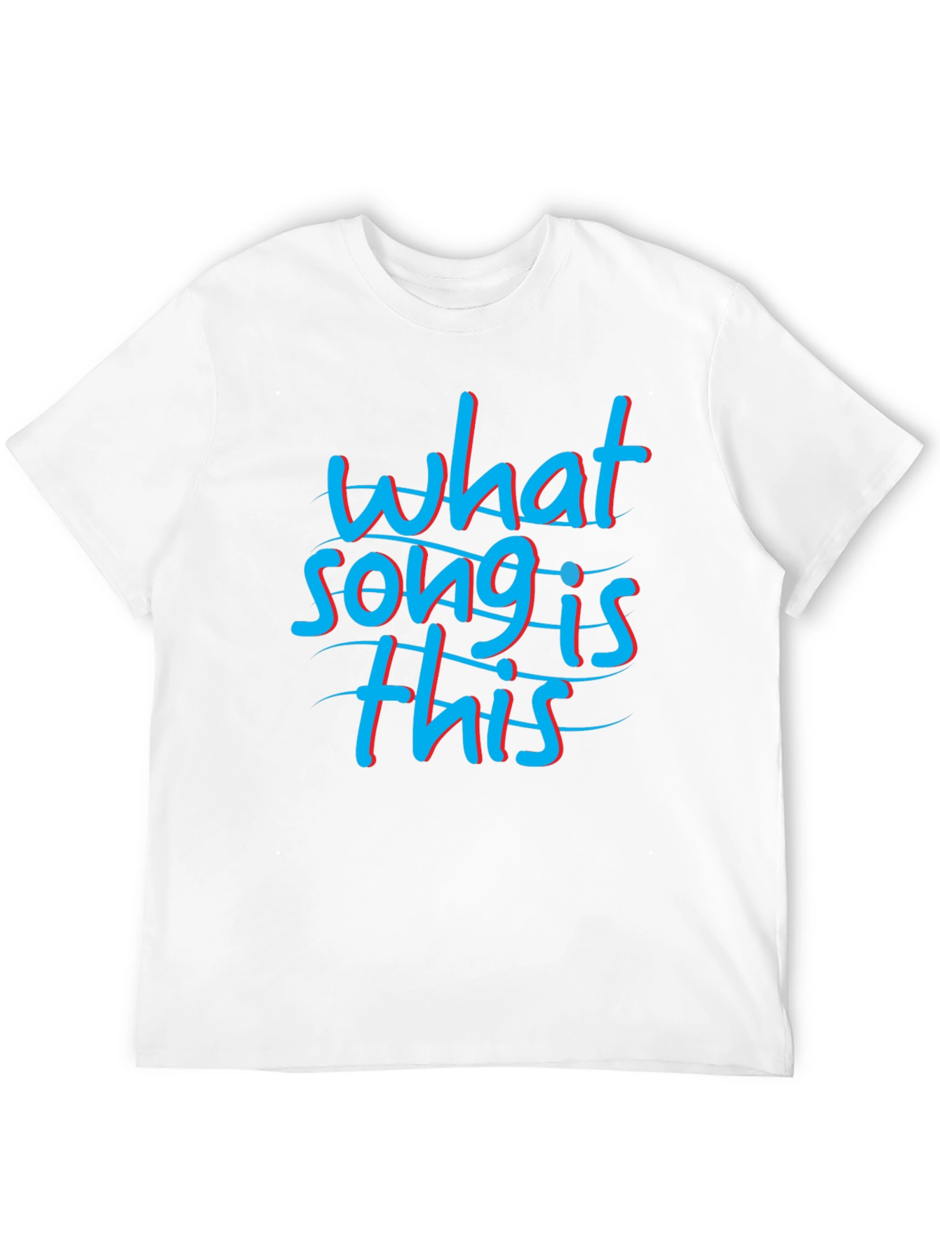 What Song is This Black Graphic Tee Shirt