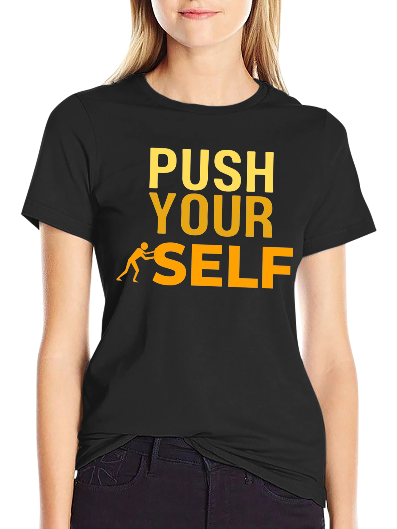 Push Yourself Graphic T-Shirt