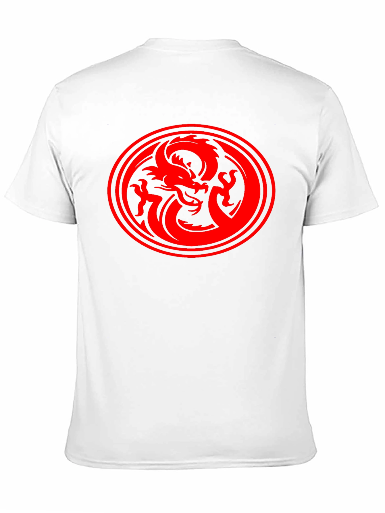 Dragon Circle Graphic Tee - Black
