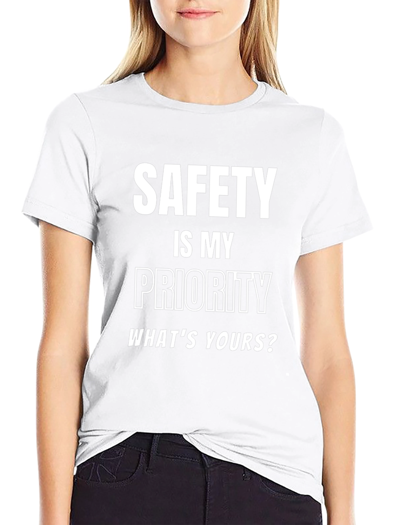 Safety First Black T-Shirt